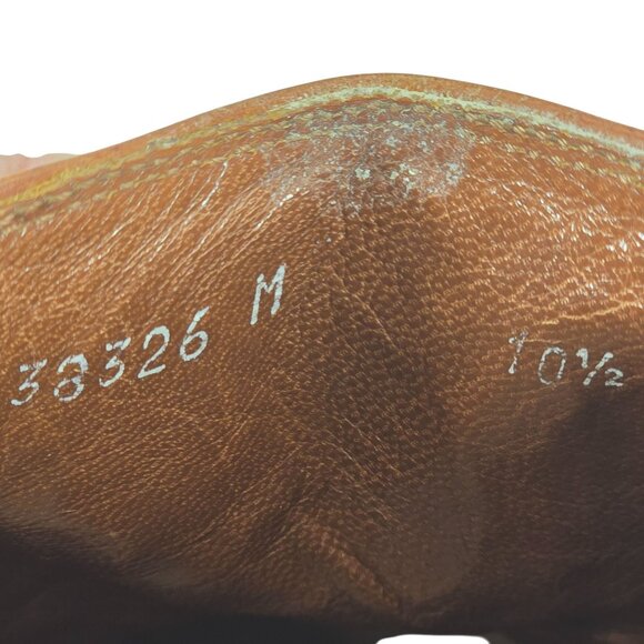 Vintage Bruno Magli Mens 10.5M Brown Calfskin Leather Chelsea Dress Boots Italy - Picture 13 of 13